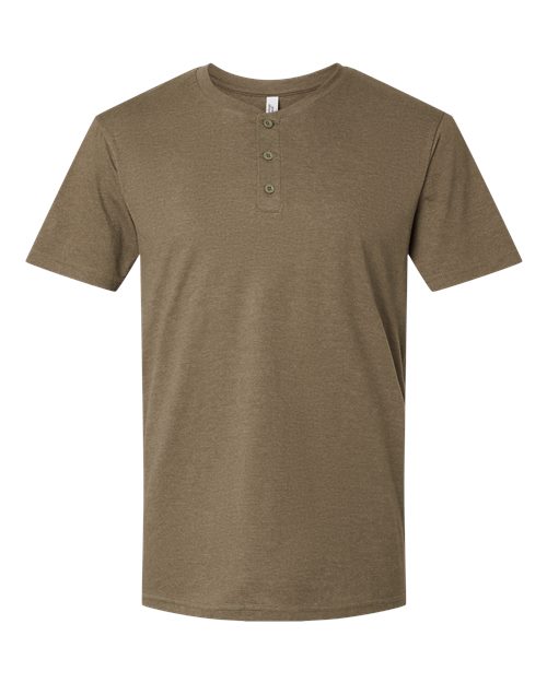 American Apparel 2004CVC Unisex CVC Henley Tee