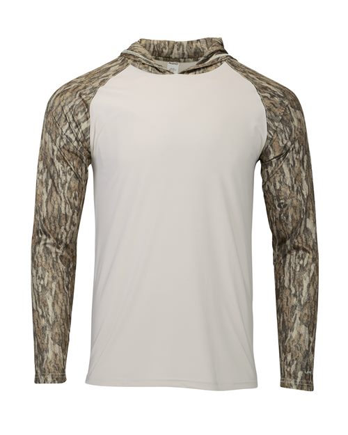 Paragon 241 Men's Biloxi Performance Colorblocked Hooded Long Sleeve T-Shirt