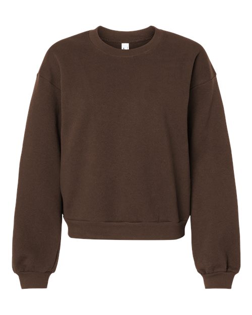 American Apparel RF494 Women's ReFlex Fleece Crewneck Sweatshirt