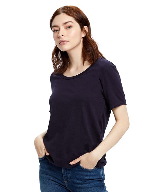 US Blanks US115 Women's Loose Fit Boyfriend Tee