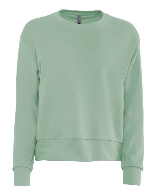 Next Level 9084 Women's Laguna Sueded Crewneck Sweatshirt