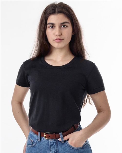 Los Angeles Apparel FF3001 Women's USA-Made 50/50 T-Shirt