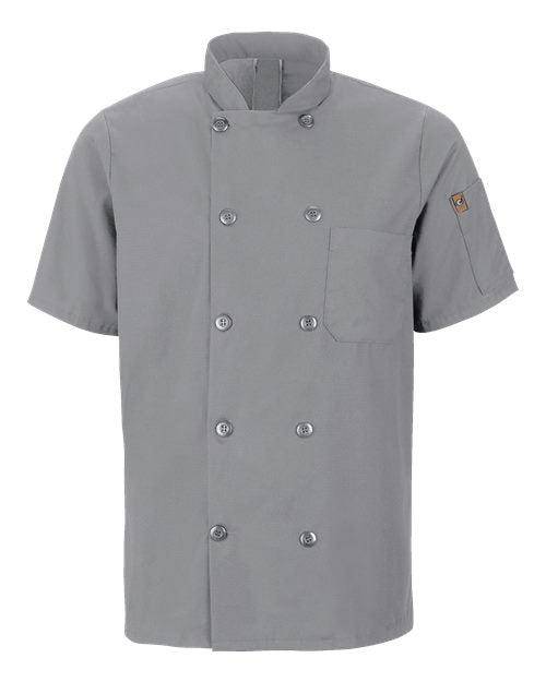 Chef Designs 046X Mimix™ Short Sleeve Chef Coat with OilBlok