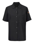 Chef Designs 501X Women's Mimix™ Short Sleeve Cook Shirt with OilBlok