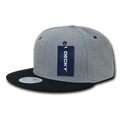 Decky 1087 6 Panel High Profile Structured Melton Snapback