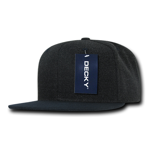 Decky 1087 6 Panel High Profile Structured Melton Snapback