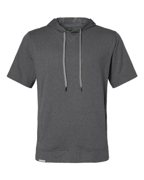 Holloway 222505 Men's Eco Revive™ Ventura Soft Knit Short Sleeve Hooded Sweatshirt
