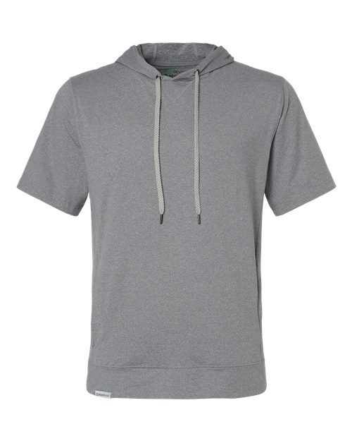 Holloway 222505 Men's Eco Revive™ Ventura Soft Knit Short Sleeve Hooded Sweatshirt