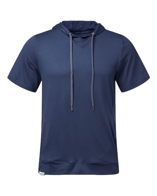Holloway 222505 Men's Eco Revive™ Ventura Soft Knit Short Sleeve Hooded Sweatshirt