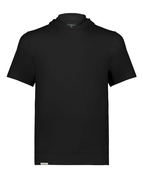 Holloway 222605 Youth Eco Revive™ Ventura Soft Knit Short Sleeve Hooded Sweatshirt