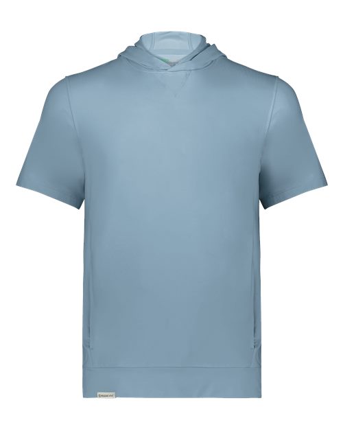 Holloway 222605 Youth Eco Revive™ Ventura Soft Knit Short Sleeve Hooded Sweatshirt