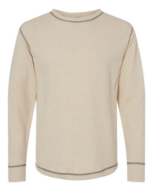 J. America 8238 Men's Vintage Thermal Long Sleeve T-Shirt