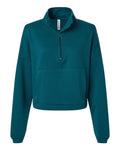 BELLA + CANVAS 3953 Women’s Sponge Fleece Half Zip Pullover