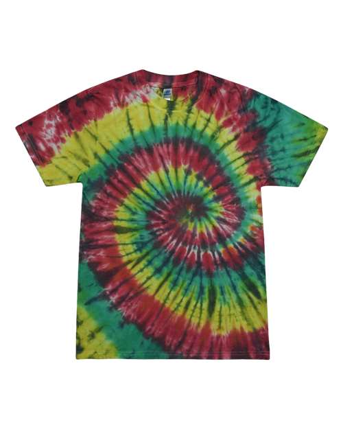 Colortone 1090 Unisex Festival Tie-Dyed Burnout T-Shirt