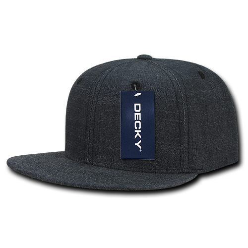 Decky 1094 6 Panel High Profile Structured Denim Snapback