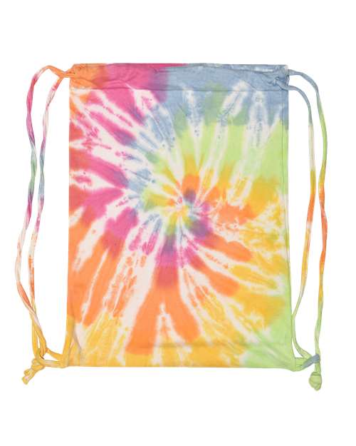 Colortone 9500 Tie-Dyed Drawstring Bag