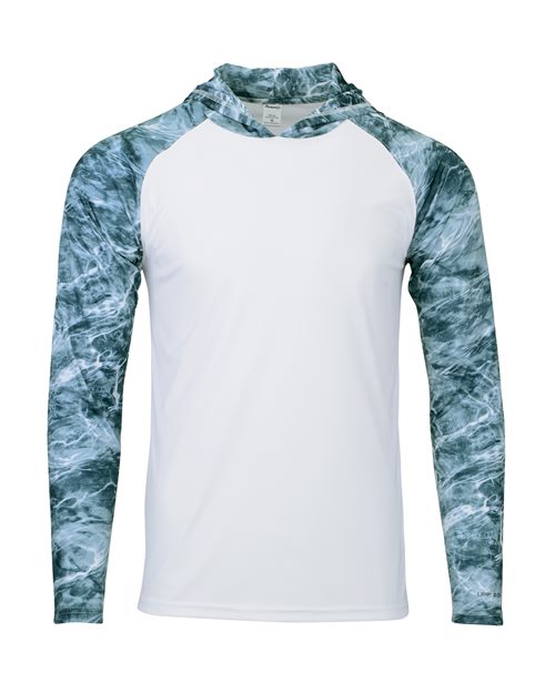 Paragon 241 Men's Biloxi Performance Colorblocked Hooded Long Sleeve T-Shirt