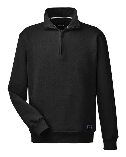 Nautica N17176 Men's Anchor Fleece Quarter-Zip Pullover
