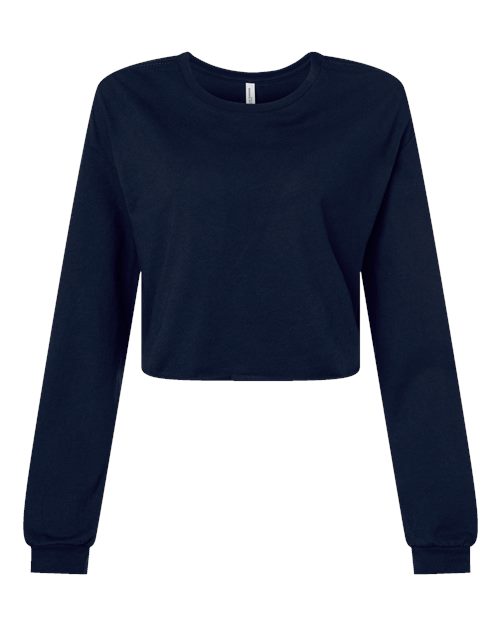 BELLA + CANVAS 6501 Women's FWD Fashion Crop Long Sleeve Tee