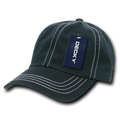 Decky 111 6 Panel Low Profile Relaxed Contra-Stitch Dad Hat