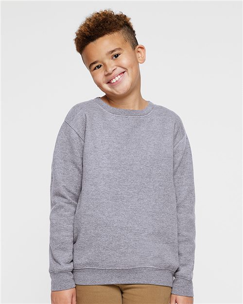LAT 2225 Youth Crewneck Sweatshirt