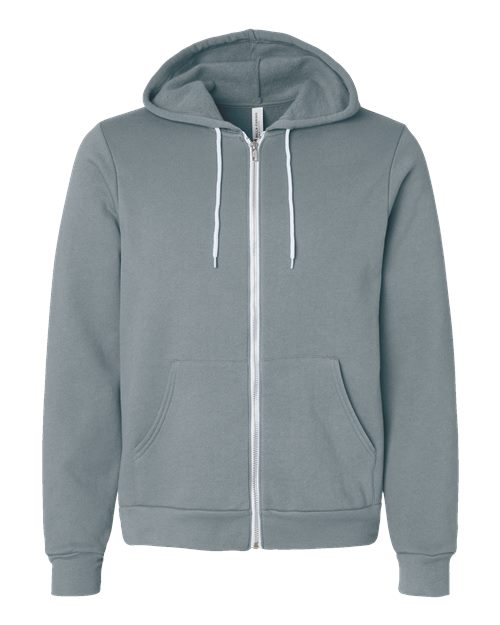 BELLA + CANVAS 3739 Unisex Sponge Fleece Full-Zip Hoodie Sweatshirt