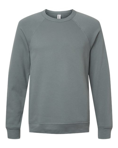 BELLA + CANVAS 3901 Unisex Sponge Fleece Raglan Crewneck Sweatshirt