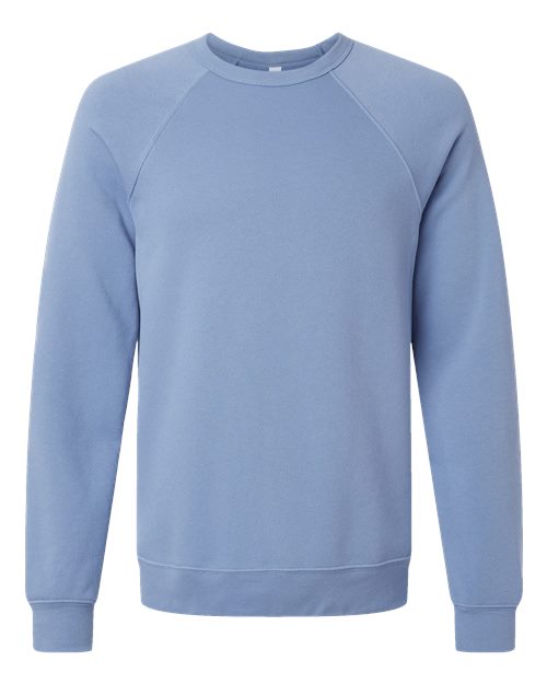 BELLA + CANVAS 3901 Unisex Sponge Fleece Raglan Crewneck Sweatshirt
