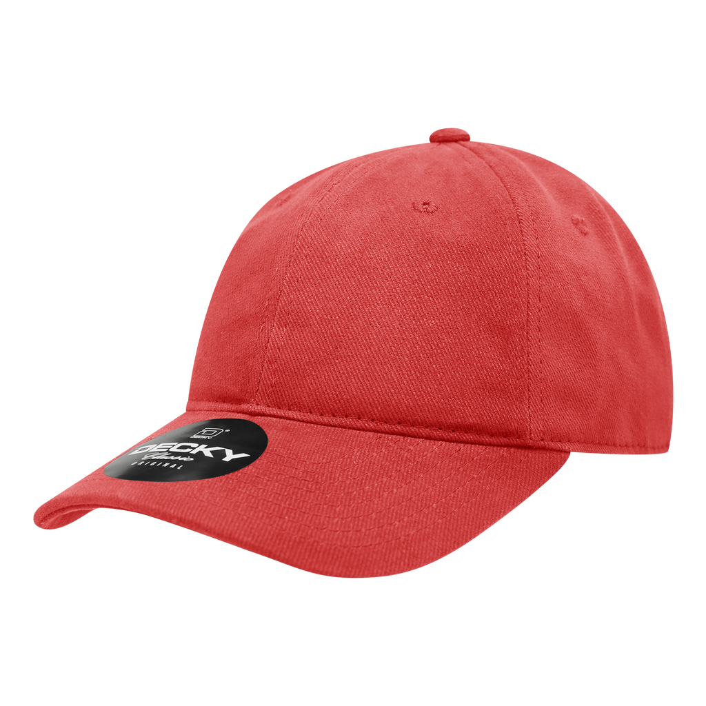 Decky 112 6 Panel Low Profile Relaxed Brushed Cotton Dad Hat
