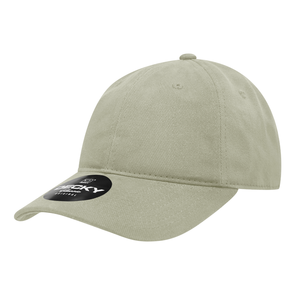 Decky 112 6 Panel Low Profile Relaxed Brushed Cotton Dad Hat