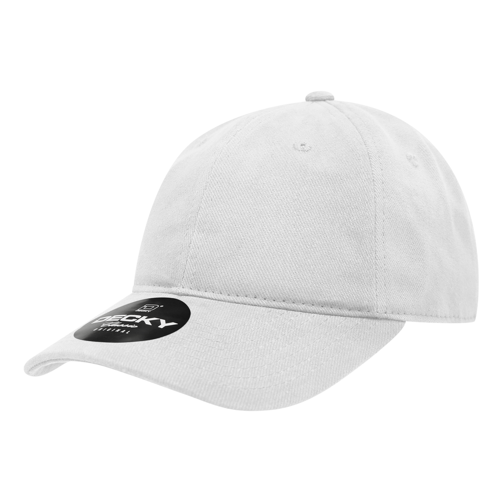 Decky 112 6 Panel Low Profile Relaxed Brushed Cotton Dad Hat