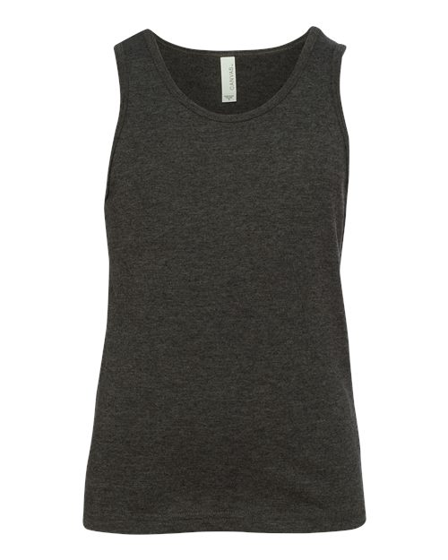 BELLA + CANVAS 3480YCVC Youth Heather CVC Tank