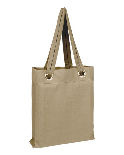 Q-Tees Q1630 Large Grommet Tote Bag
