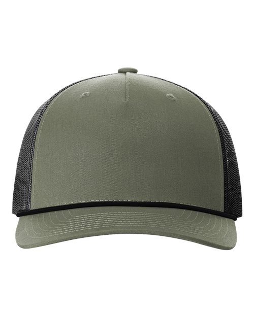 Richardson 112FPR Five-Panel Trucker Rope Cap