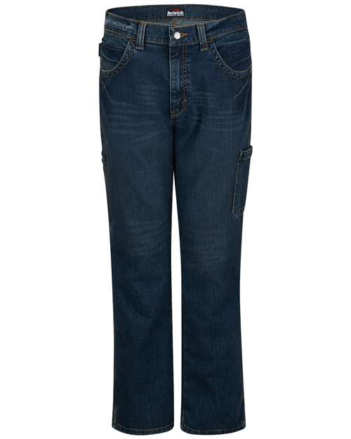 Bulwark PSJ6ODD Men's Odd Sizes Stretch Denim Dungaree Jeans