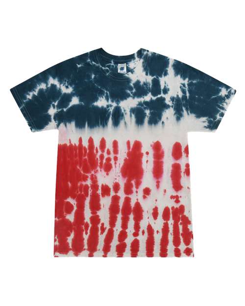 Colortone 1000Y Youth Multi-Color Tie-Dyed T-Shirt