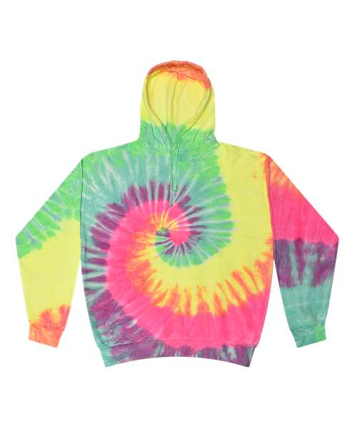 Colortone 8777 Unisex Tie-Dyed Hooded Sweatshirt