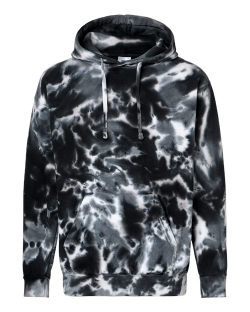 Colortone 8777 Unisex Tie-Dyed Hooded Sweatshirt
