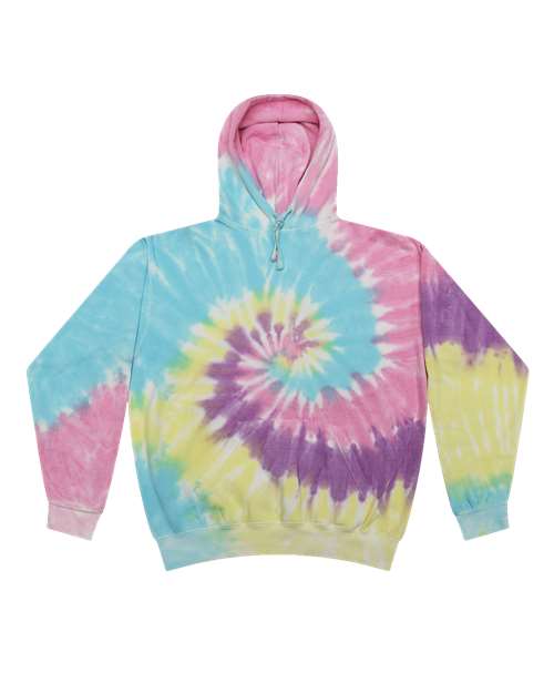 Colortone 8777 Unisex Tie-Dyed Hooded Sweatshirt