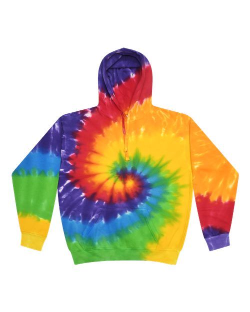 Colortone 8777 Unisex Tie-Dyed Hooded Sweatshirt