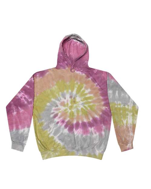 Colortone 8777Y Youth Tie-Dyed Hooded Sweatshirt