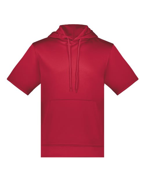 Augusta Sportswear 6871 Unisex Fleece Short Sleeve Hooded Pullover