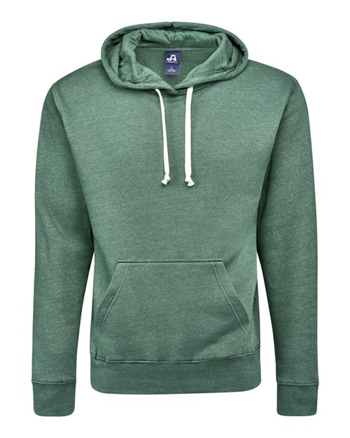 J. America 8871 Men's Triblend Fleece Hooded Sweatshirt