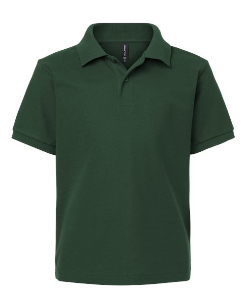AllPro 62800Y Youth Pique Polo