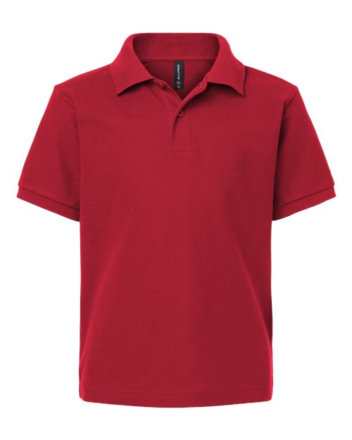AllPro 62800Y Youth Pique Polo