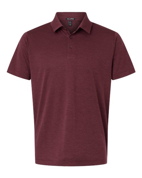 AllPro 4HM00 Men's Pro-Lock Performance Mélange Polo