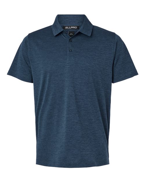 AllPro 4HM00 Men's Pro-Lock Performance Mélange Polo