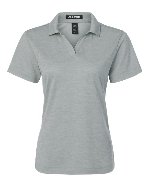 AllPro 4HM00L Women's Pro-Lock Performance Mélange Polo