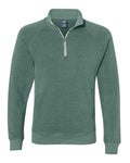 J. America 8869 Men's Triblend Quarter-Zip Sweatshirt