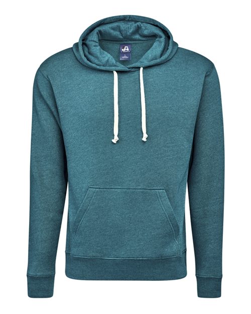 J. America 8871 Men's Triblend Fleece Hooded Sweatshirt